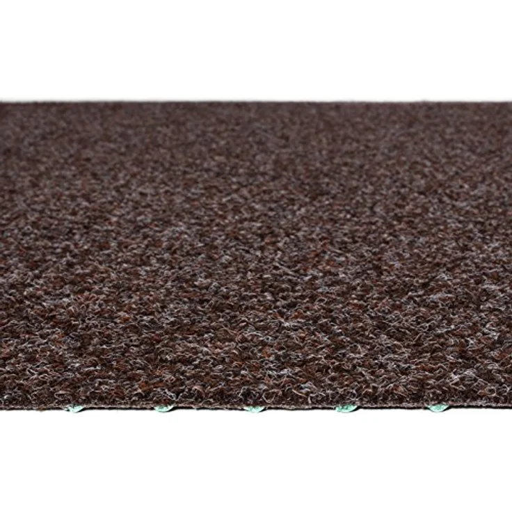 andiamo Kunstrasen Outdoor wasserdurchlässig, Rasenteppich wetterfest, Drainage-Noppen, UV-beständig, für Balkon und Garten, Farbe:Braun, Größe:200x400 cm – Bild 4