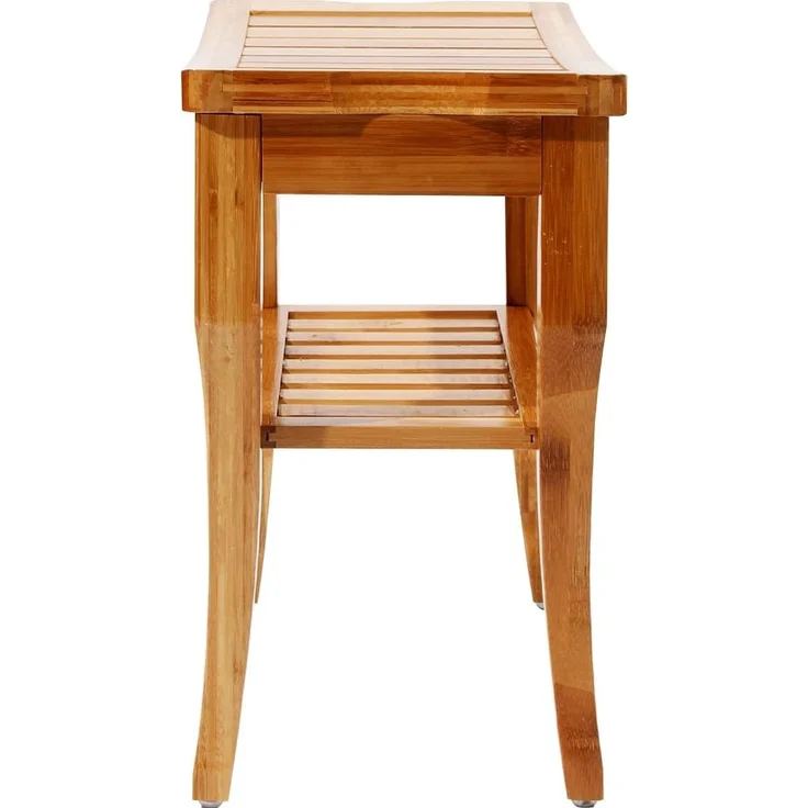 SogesHome Badezimmerhocker Duschhocker Rutschfester wasserdichter,Duschstuhl,Badhocker 2 Etagen，47.5 x 26 x 44.5 cm，KS-HSJ-04-SH – Bild 5