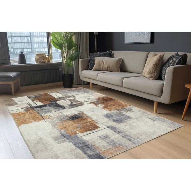 Obsession Teppich Posh 300, rechteckig, Höhe: 12 mm, modernes Design, bedruckte Qualität, Wohnzimmer – Bild 5