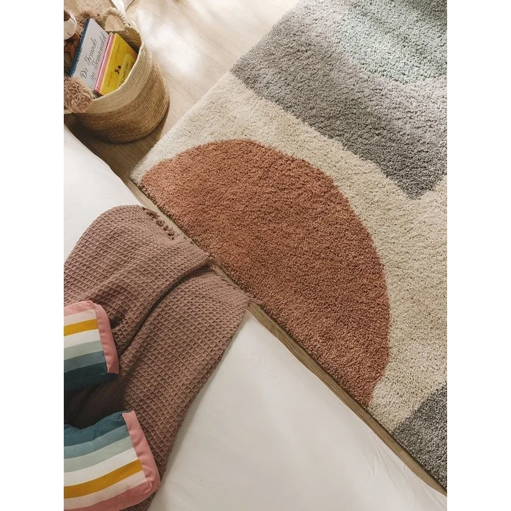 benuta Kinderteppich Gobi, rechteckig, Höhe: 21 mm, Kunstfaser, Berber, Ethno-Style, Wohnzimmer – Bild 2
