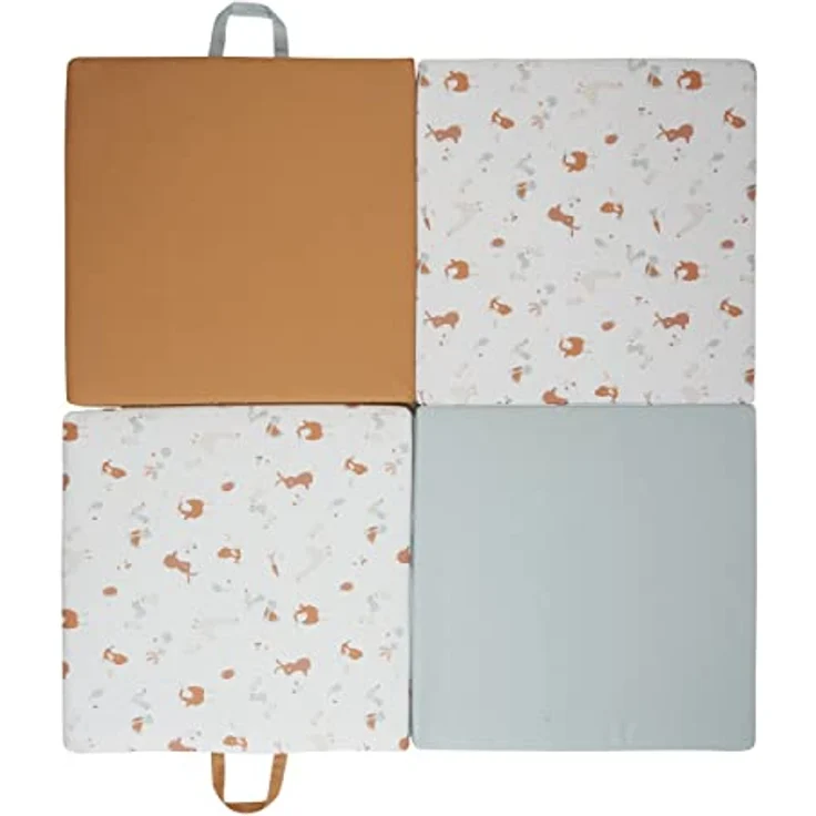 TINÉO - Krabbeldecke – Aktivitätsmatte – Spielteppich für Babys – Motorikmatte – Bodenmatte für Babys – Multifunktional 3-in-1 – 120x120 cm, Little Farmer – Bild 2