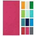 ZOLLNER Strandtuch, Frottier (1-St), 100 x 200 cm, 100% Baumwolle, vom Hotelwäschespezialisten