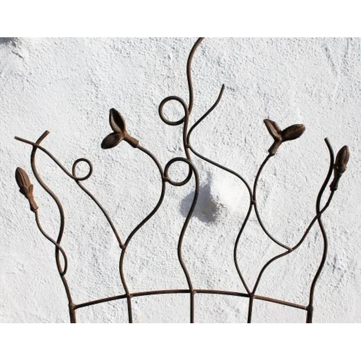 Rankhilfe JD2-12024 Rankgitter aus Metall 136 cm Kletterhilfe Zaun – Bild 3