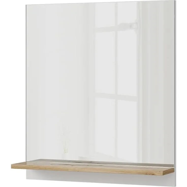 Badspiegelschrank Marelle Weiß/Artisan 60 x 67 cm mit Regal Vicco