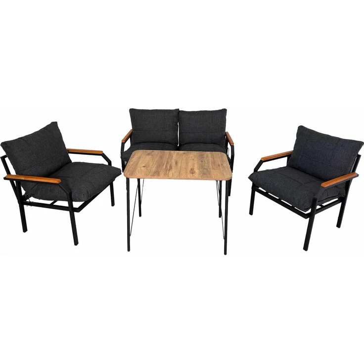 Skye Decor 'Duru - Anthracite' Garten-Lounge-Set, Anthrazit, 120 x 70 x 61 cm – Bild 5