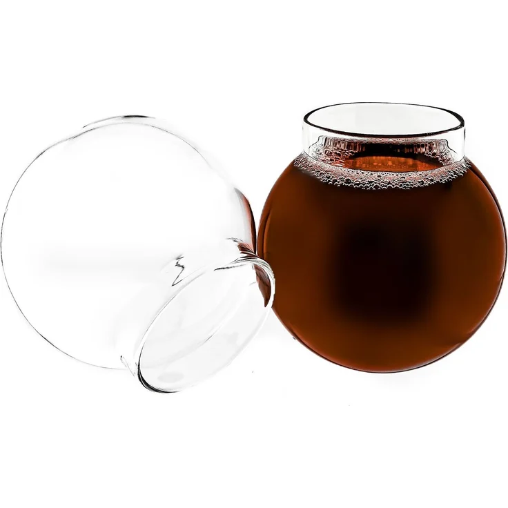 Elegantes 8er Gläser-Set in Bubble-Design Hitzebeständig aus Borosilikatglas - 350ml – Bild 1