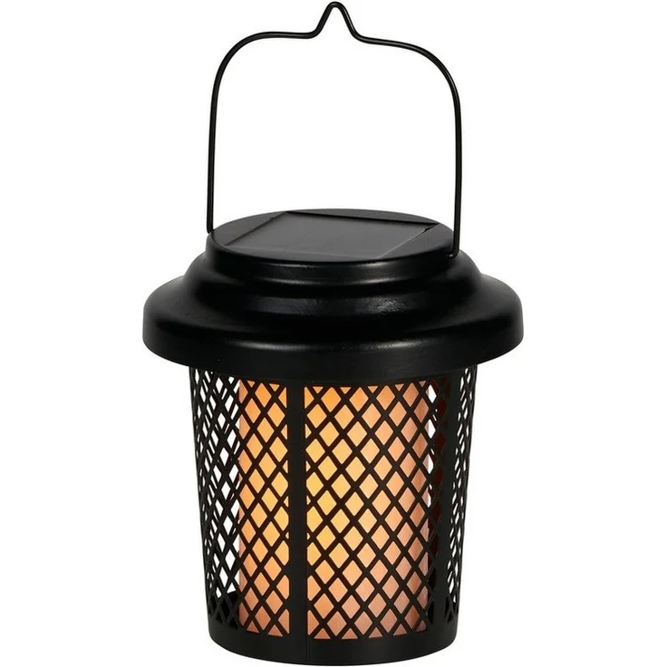 Northpoint LED Gartenleuchte Solarleuchte Dämmerungssensor 120cm wetterfest Flammeneffekt – Bild 5