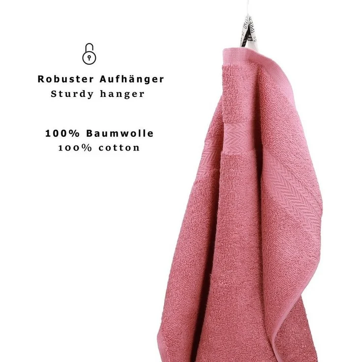 Betz Handtücher 8 Stück Premium 50x100 cm Handtuch-Set, 100% Baumwolle (Set) – Bild 1