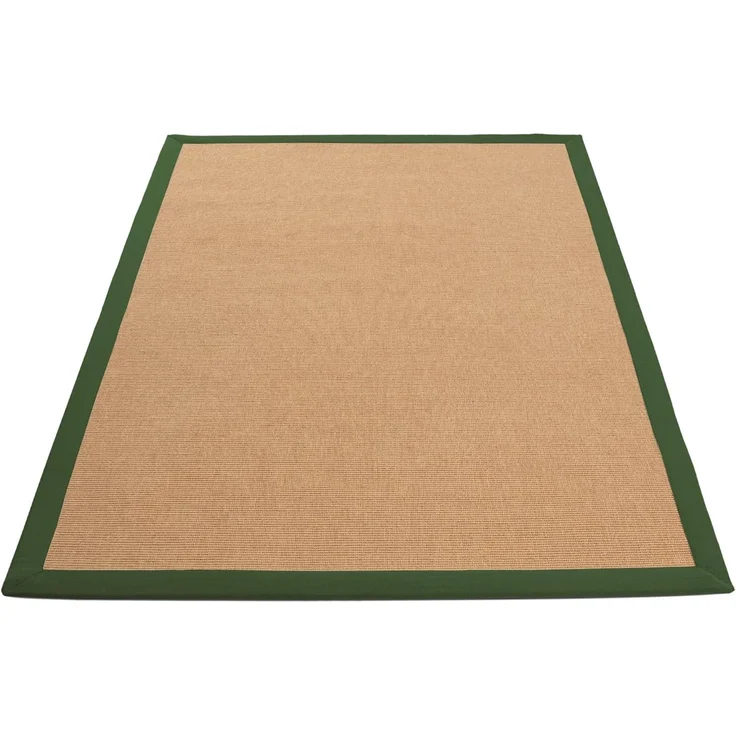 carpetfine Sisalteppich Sisal, rechteckig, Höhe: 5 mm, mit farbiger Bordüre, Anti Rutsch Rückseite – Bild 3