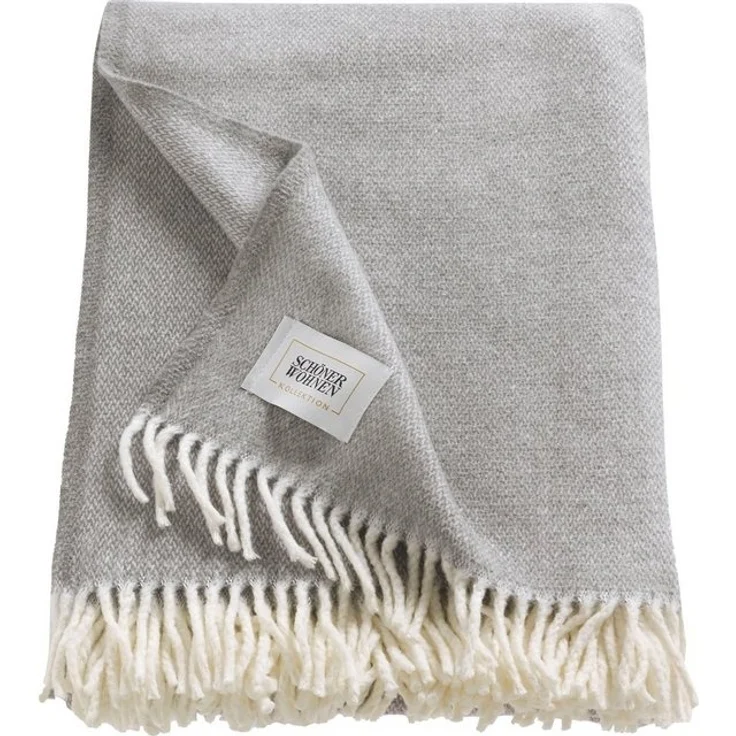 Wohndecke Relax, SCHÖNER WOHNEN-Kollektion, mit gedrehten Fransen, Kuscheldecke – Bild 2