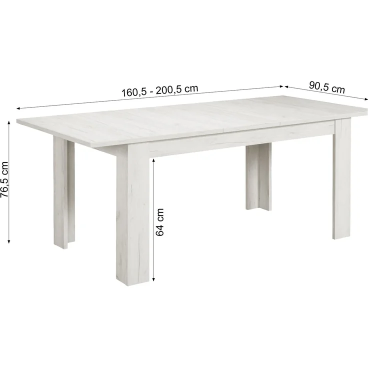 Set Esstisch mit 4 Stühlen, Cord Polsterstühle Grau, Küchentisch Modern Holz Shabby Weiß, Esszimmertisch Massiv, 160x90 cm – Bild 4
