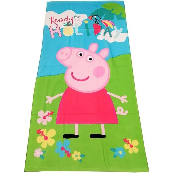 Jerry Fabrics Badetuch Peppa Pig, Frottee (1-St)