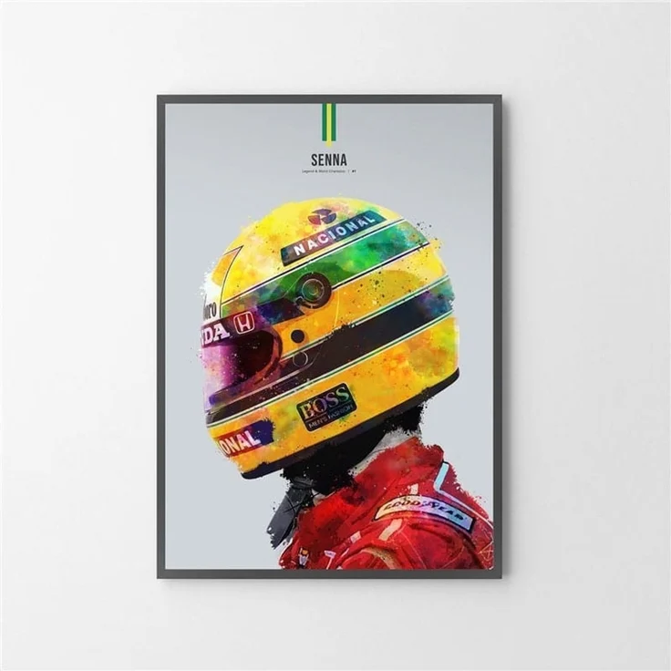 Poster Formel 1 Rennfahrer Helm · Deko Print ohne Rahmen - A / 40x50 cm – Bild 6