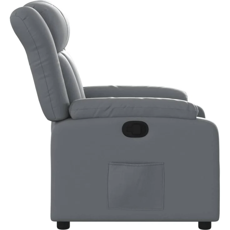 vidaXL Relaxsessel Grau Kunstleder 373563 – Bild 8