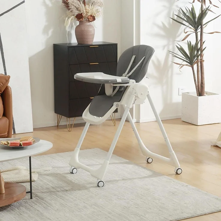 Baby Vivo Hochstuhl Design Kinderhochstuhl aus Kunststoff - Tippy in Stardust – Bild 5