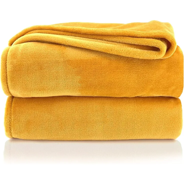 Wohndecke Premium Super Soft Flanell Kuscheldecke Sofadecke, heimtexland, super weich und flauschig, Allergiker geeignet, atmungsaktiv