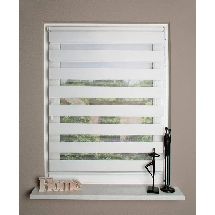 Doppelrollo STRIPES, HOME WOHNIDEEN, Lichtschutz, ohne Bohren, Klemmfix – Bild 1