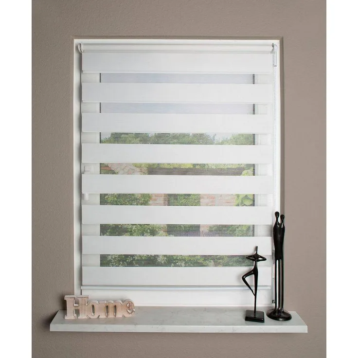 Doppelrollo STRIPES, HOME WOHNIDEEN, Lichtschutz, ohne Bohren, Klemmfix