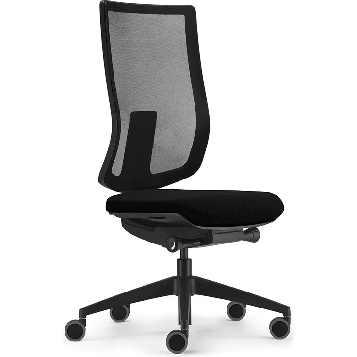 Sedus se:do Pro Light, Drehstuhl, Bürostuhl, Netzmembran Schwarz, Schiebesitz, Rückenlehne verstellbar, Höhenverstellbar 40-52cm, bis 130kg Belastbar, 23° Öffnungswinkel