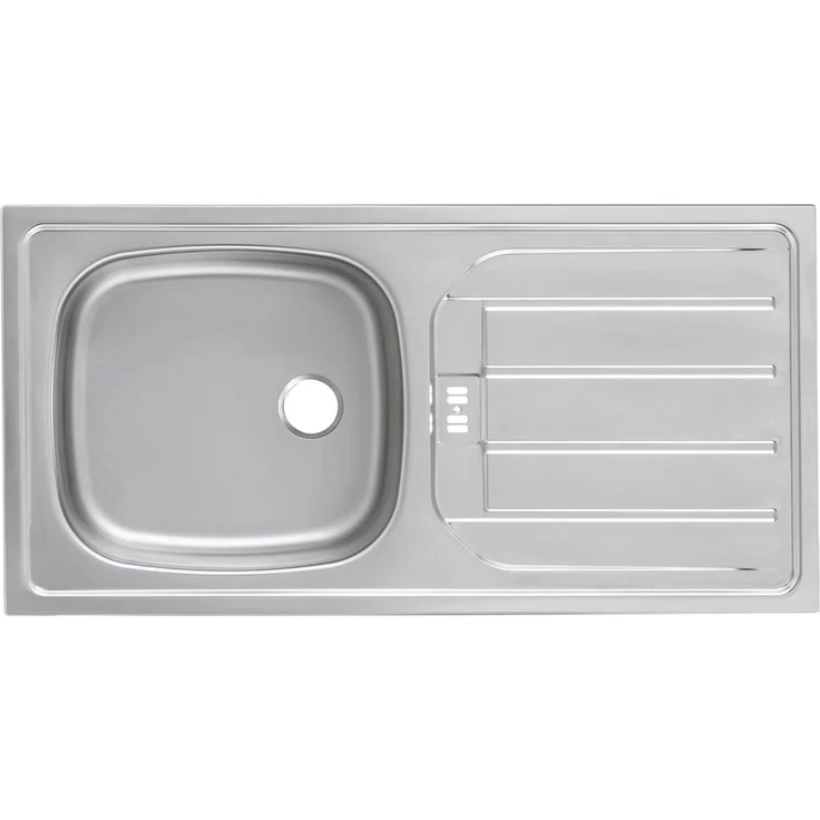 KOCHSTATION Spülenschrank KS-Colmar 110 cm, Front und Sockelblende für teilintegrierten Geschirrspüler – Bild 4