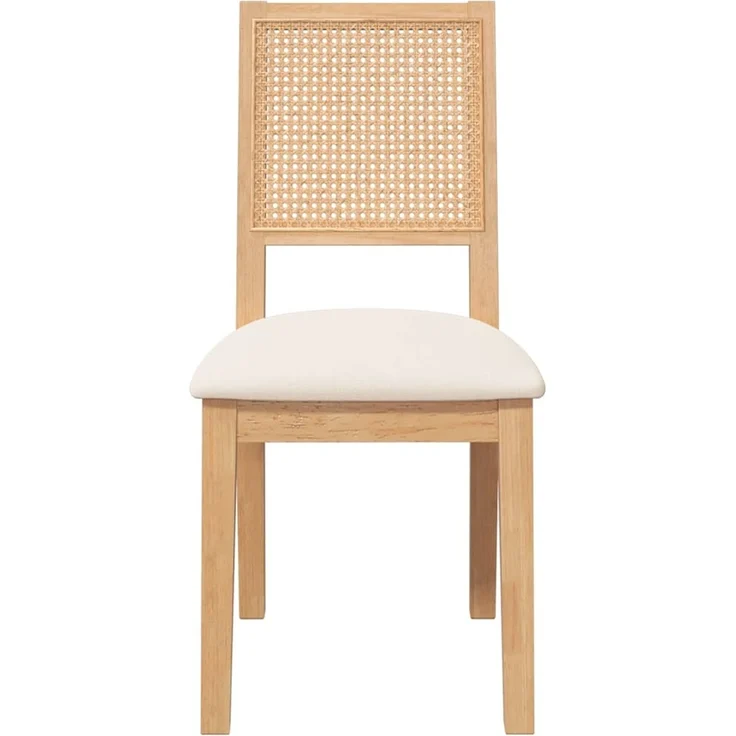 vidaXL Esszimmerstühle mit Kissen 2 Stk. Massivholz Gummibaum 4102478 – Bild 4