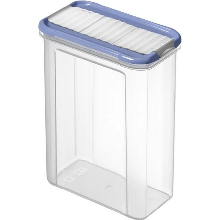Rotho Vorratsdose Domino, 1,5 l horizon blau, Streudose – Bild 2