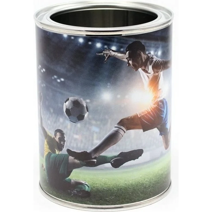 nikima Aufbewahrungsbox Fußball Stifteköcher, inkl. 12 Dreikant Buntstiften – Bild 4
