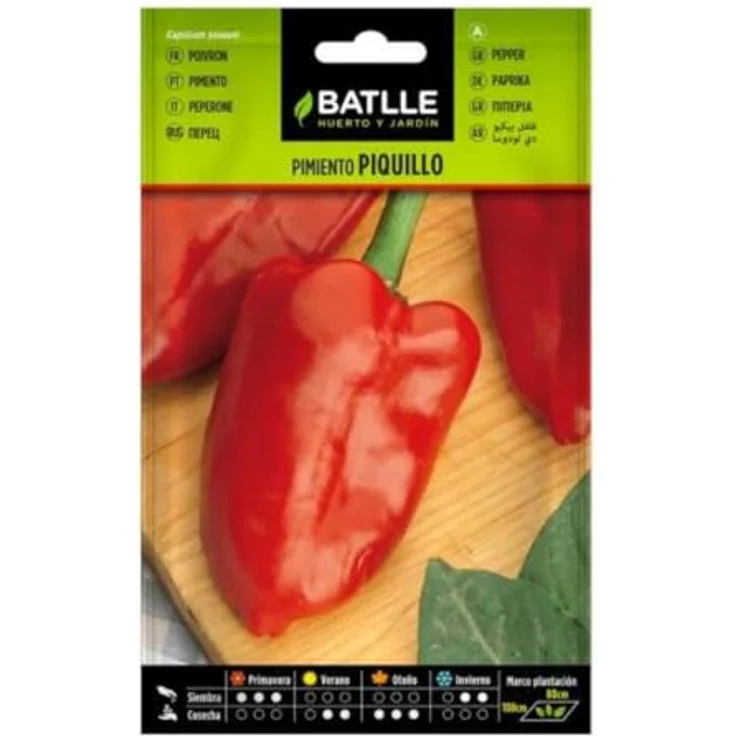 Batlle Gemüsesamen - Paprika Piquillo de Lodosa (300 Samen) – Bild 2