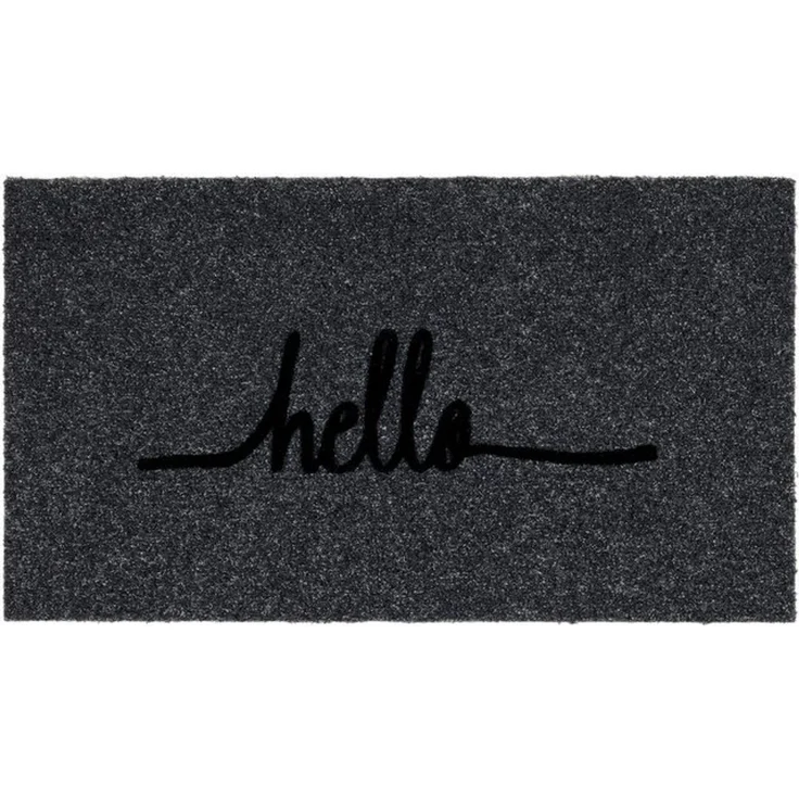 ASTRA Fußmatte Power Flock 3, rechteckig, Höhe: 10 mm, Flock Fussmatte, Türmatte mit Schriftzug, wetterfest – Bild 4