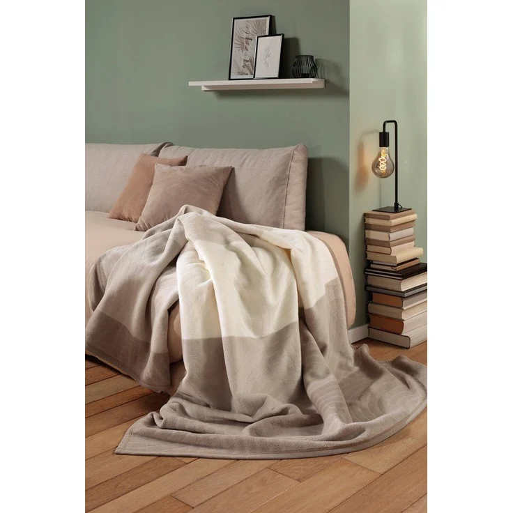 Wohndecke Feel Cord, Biederlack, mit schöner Hoch-Tief-Struktur – Bild 1