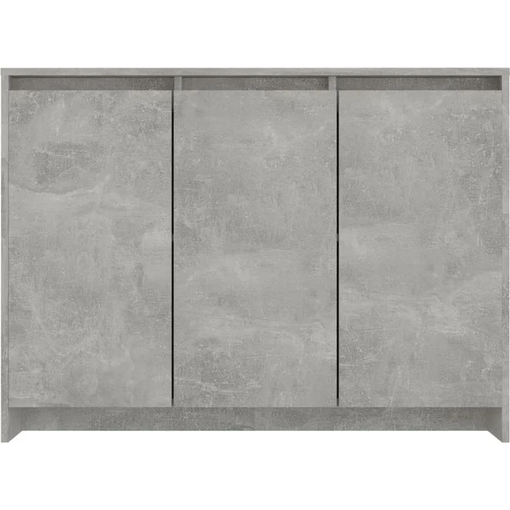Sideboard, Kommode Betongrau 102x33x75 cm Holzwerkstoff – Bild 6