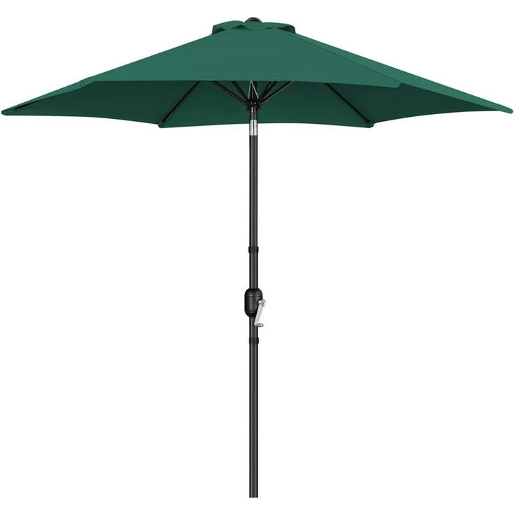 Yaheetech Sonnenschirm Φ 226/269/294 cm, Garten- und Marktschirm mit 6 Metallstreben für Balkon/Terrasse/Garten – Bild 5