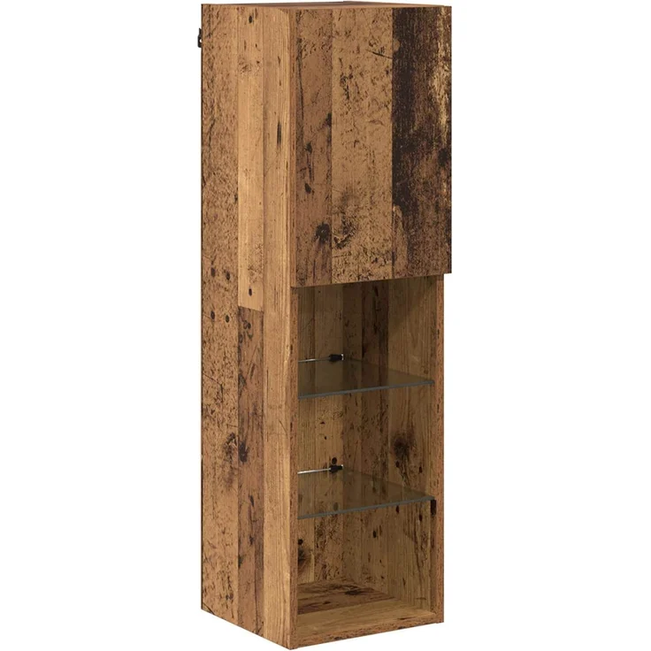 vidaXL TV-Wandschrank-Set mit LED-Lichtern 7 stk. 100 x 30 x 40 cm 3402794 – Bild 6