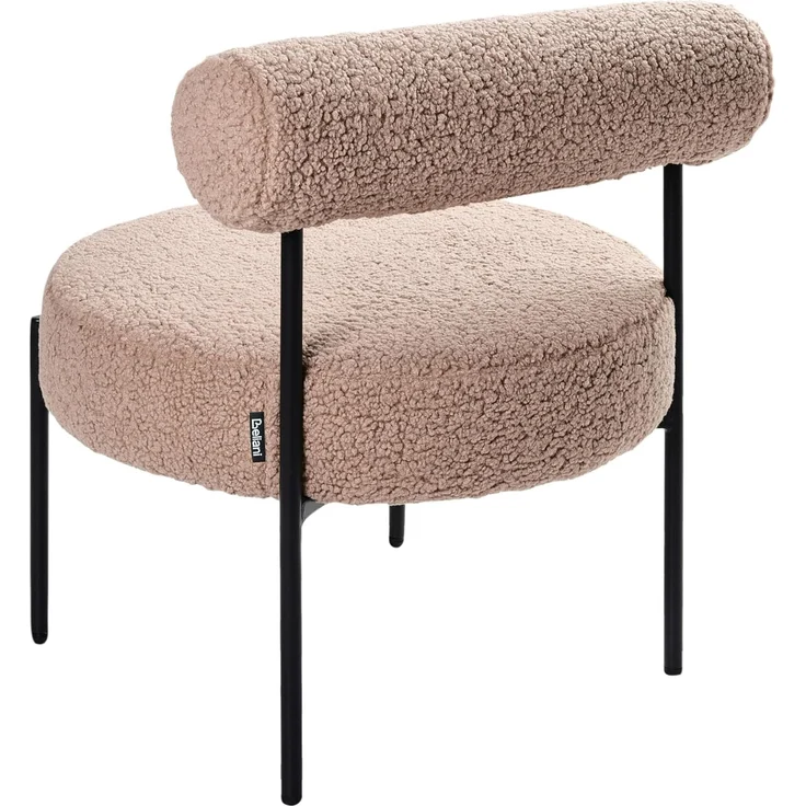 Sessel ALPHA Bouclé Taupe – Bild 6