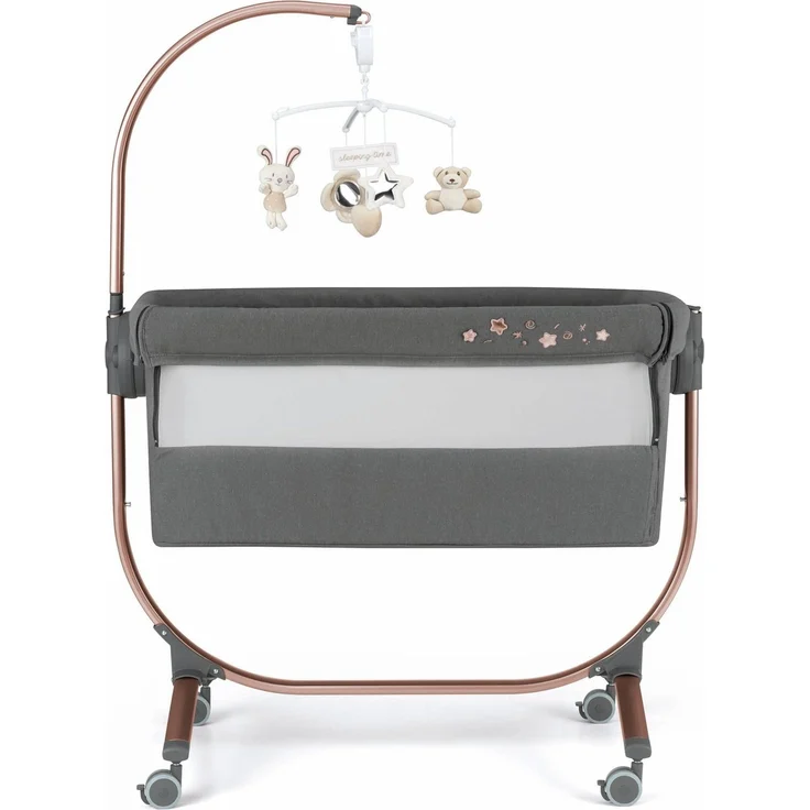 Baby Beistellbett Cullami | Mehr Farben verfügbar | inkl. Wippfunktion | 8-fach höhenverstellbar – Bild 6