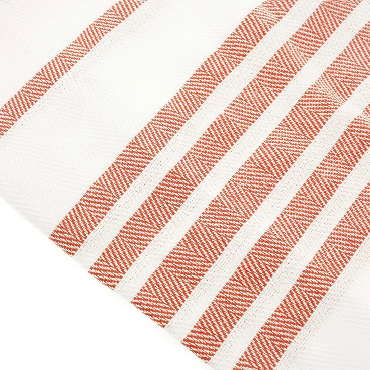 Turquoise Home 2er Pack Pestemal Küchetuch Handtuch 50x90cm Putztuch Weiß-Rot – Bild 3