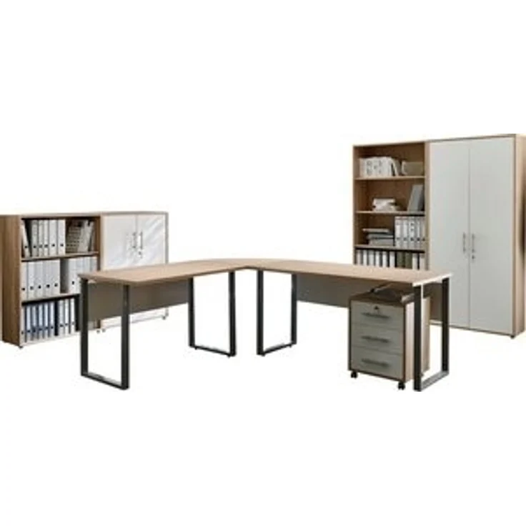 BMG Möbel Büromöbel-Set Tabor Office 1, (Set, 8-tlg) – Bild 6