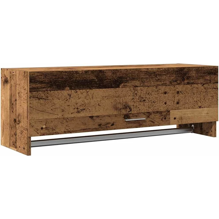 vidaXL Kleiderschrank Altholz-Optik 100x32,5x35 cm Holzwerkstoff 856616 – Bild 1
