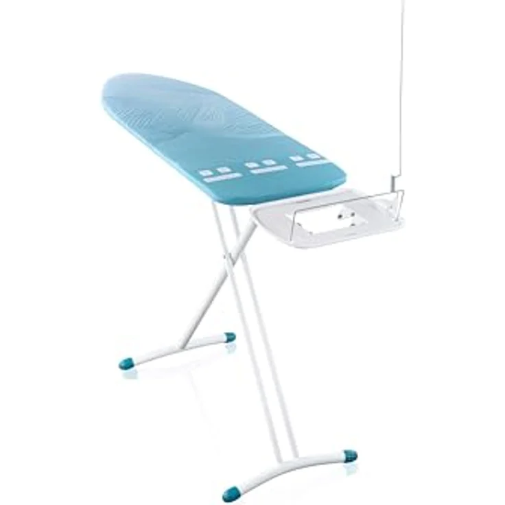 Leifheit Air Board Express L Solid MAXX, ultraleichter Bügeltisch mit 130 x 45 cm Bügelfläche, höhenverstellbar bis 100 cm, ideal für Dampfstationen – Bild 1