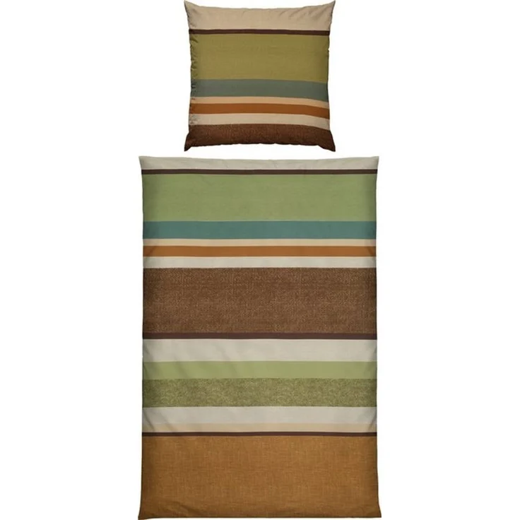 Erwin Müller Bettwäsche Bettwäsche, Baumwolle, Streifen – Bild 4