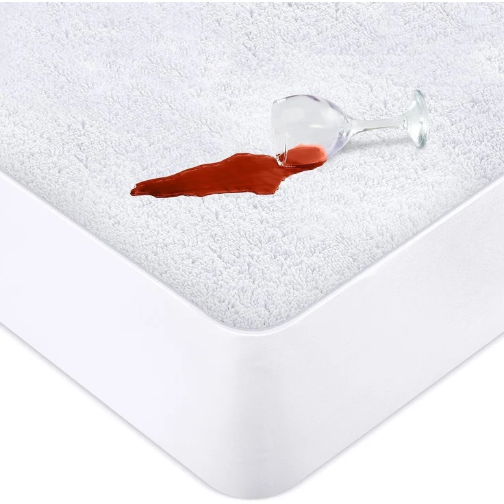 Utopia Bedding Matratzenschoner 90 x 190 x 40 cm Wasserdicht, Oeko-TEX Zertifiziert Matratzenauflage Atmungsaktive, Matratzenschutz, Rundum Elastisch Weiß