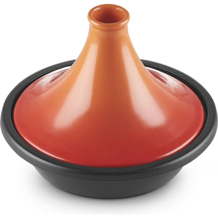 Le Creuset Gusseisen Tagine 31 cm ofenrot – Bild 2