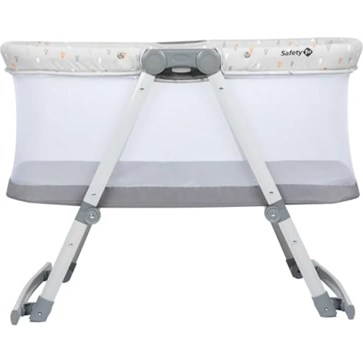 Safety 1st Babybett Morning Star, zusammen-klappbare Babywiege inkl. Reisetasche, geeignet ab der Geburt bis ca. 9 Monate, Warm Grey – Bild 5