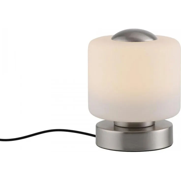 Paul Neuhaus 4037-55 Bota Tischleuchte silberfarben rund Touchdimmer