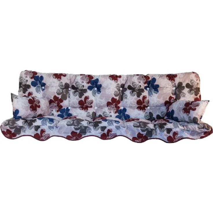 Kühnemuth Auflagekissen Auflagen Set für Hollywoodschaukeln Sitzkissen 180x50 Design 100 – Bild 2