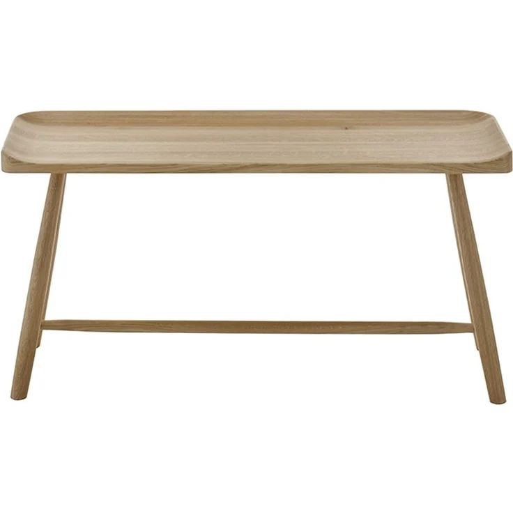 Garderoben-Set >BANTRY< in naturfarben, Eiche massiv geölt - 95x45x35cm (BxHxT) – Bild 2