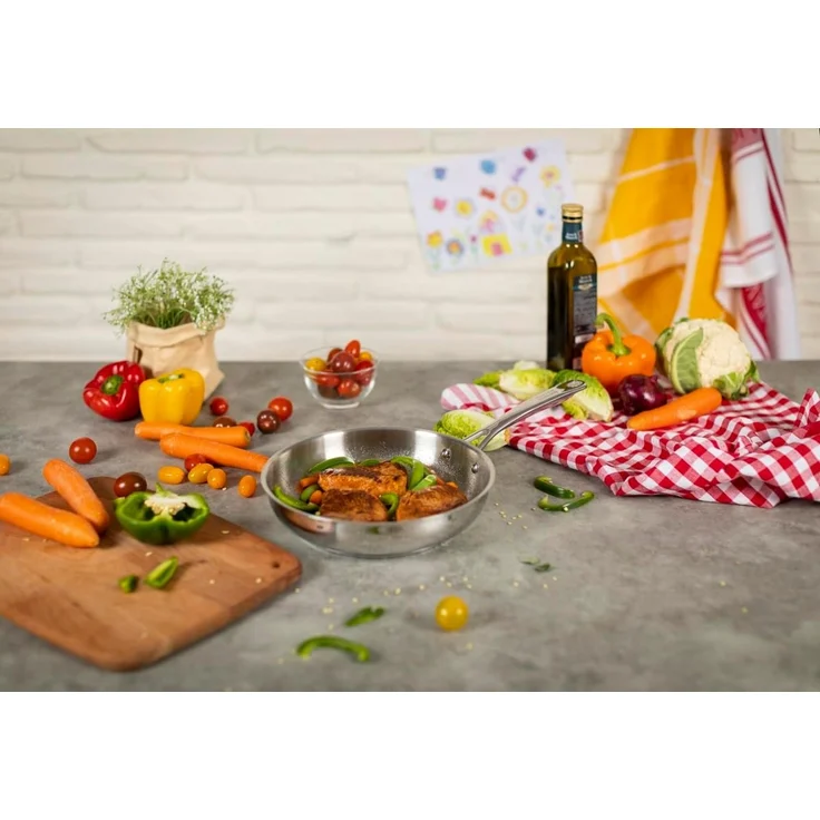 Kuhn Rikon Allround Bratpfanne 32 cm unbeschichtet – Bild 6