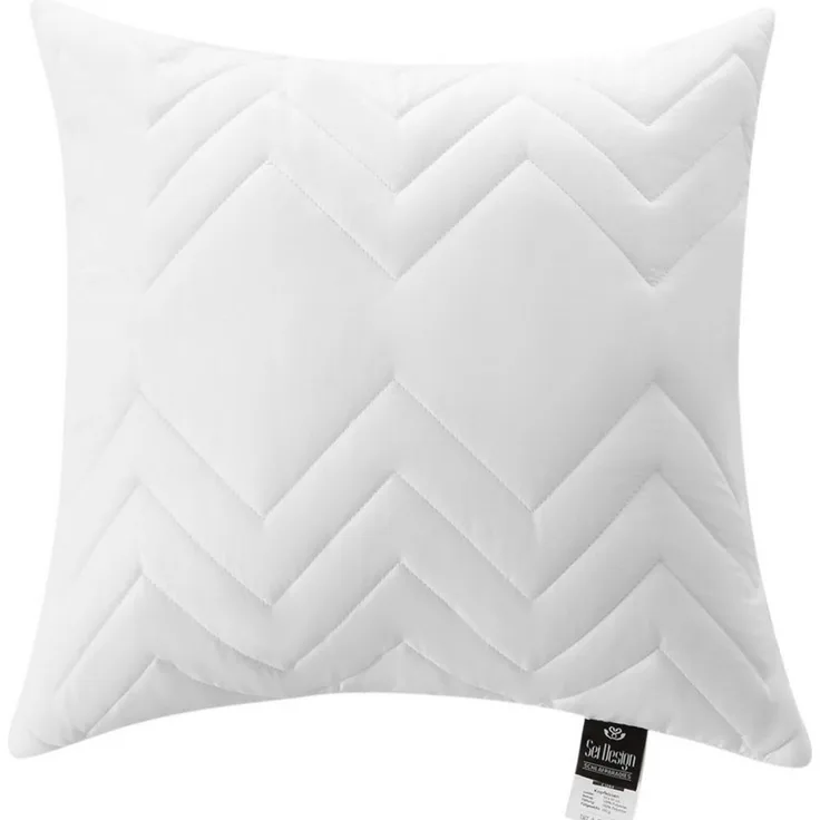 SEI Design Microfaserkissen Mikrofaser 40x40 - NORDIC Collection, Füllung: Polyester, Bezug: Microfaser, Seitenschläfer, Rückenschläfer, Bauchschläfer, 95°C waschbar