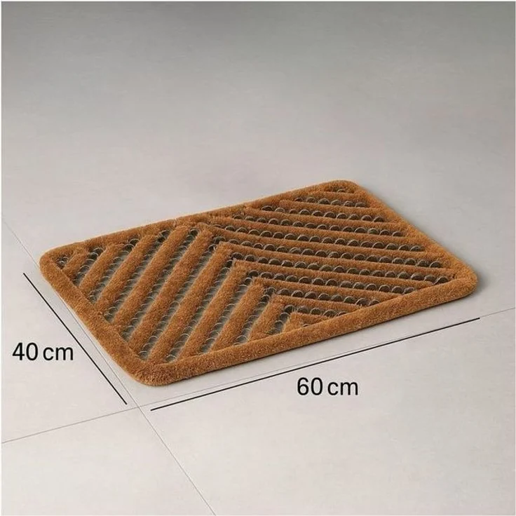 Waidmeister Fußmatte Fußmatte Kokos Außen 40x60 cm – Wetterfeste Schmutzfangmatte – Bild 4