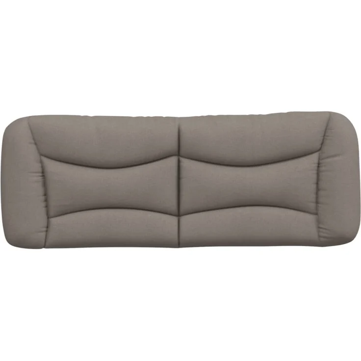vidaXL Kopfteil-Kissen Taupe 140 cm Stoff – Bild 3